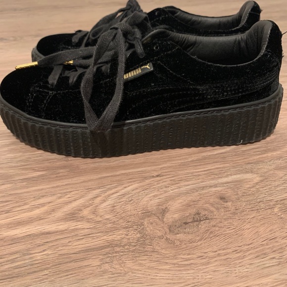 Fenty Puma black velvet creepers - Picture 2 of 3